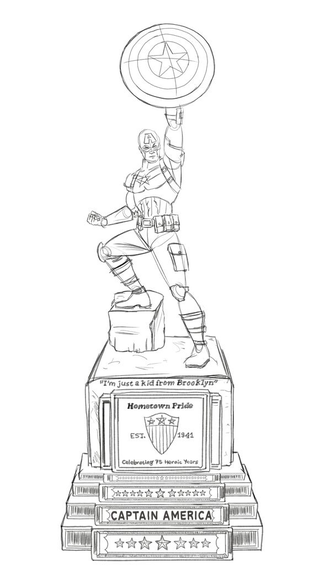 Illustration for article titled Brooklyn Is Getting a Big-Ass Captain America Statue